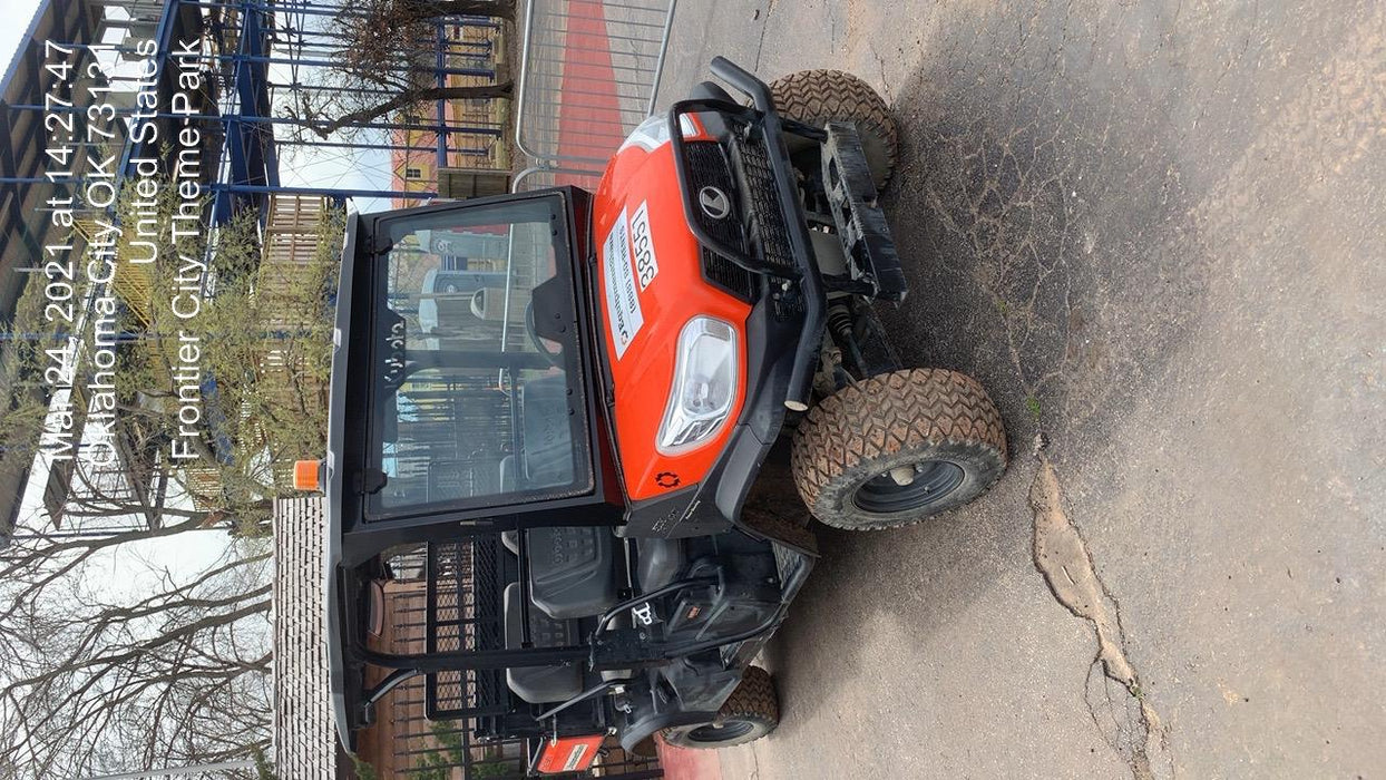 2019 Kubota RTV-X1140W-H 4wd Utility Cart, LED Strobe, Windshield Tempered Glass, Plastic Canopy, Wire Harness Kit, Backup Alarm