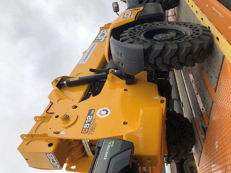 2020 JCB 512-56 Canopy, 74Hp, Solid Tires, Work Lights, Beacon, Aux Hydraulics, Back up Alarm, Lifting Eye, ES Decals