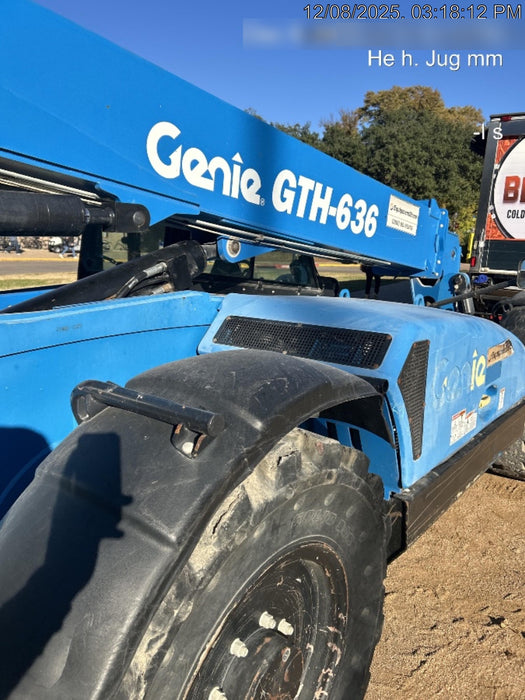 2018 Genie GTH-636 Genie GTH-636 w/Enclosed Cab w/HVAC, Work Lights, Solid Tires, Beacon, 48" Carriage and Forks