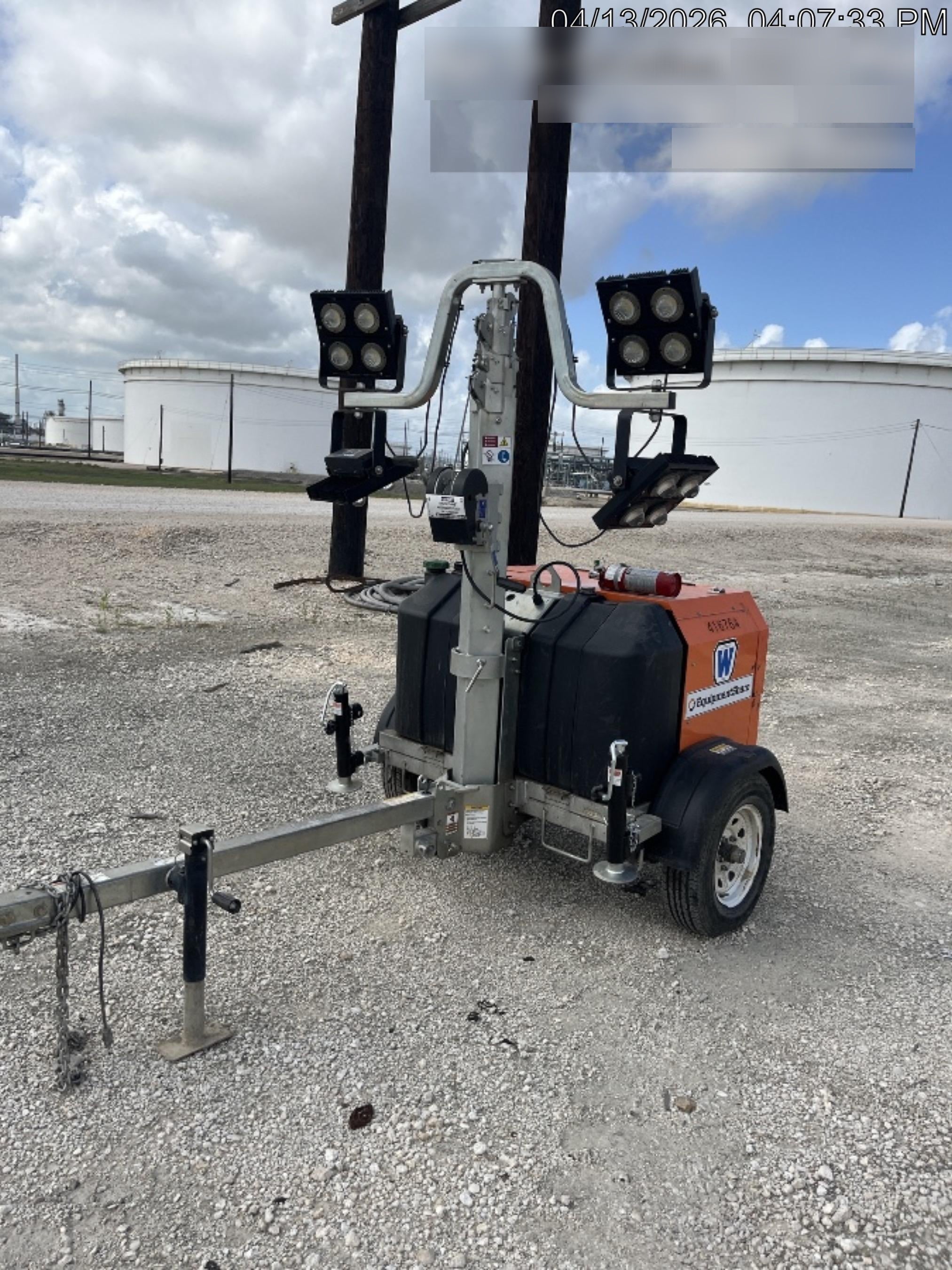 2024 Wanco WLTT-4MM4K Diesel, Deep Sea Controller, Shore Power Plug, Auto Start, (4) 350W LED Floodlights, 4kW Generator, 60 Gal Fuel Tank, 2" Ball, T3