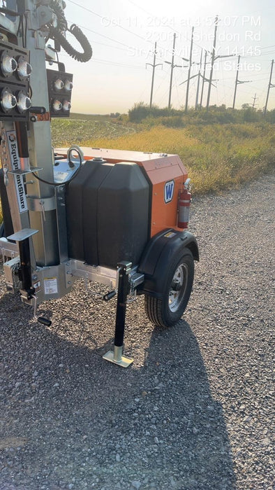 2024 Wanco WLTT-4MM4K Diesel, Deep Sea Controller, Shore Power Plug, Auto Start, (4) 350W LED Floodlights, 4kW Generator, 60 Gal Fuel Tank, 2" Ball, T3