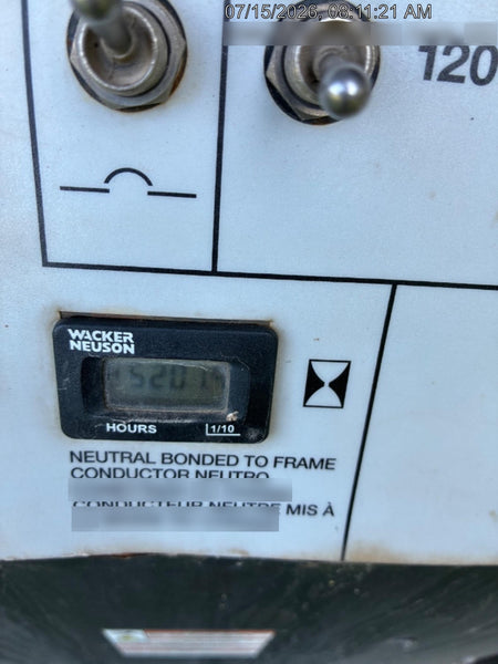2017 Wacker Neuson LTV6L-MH Wacker Neuson 6 kW Towable Light Generator