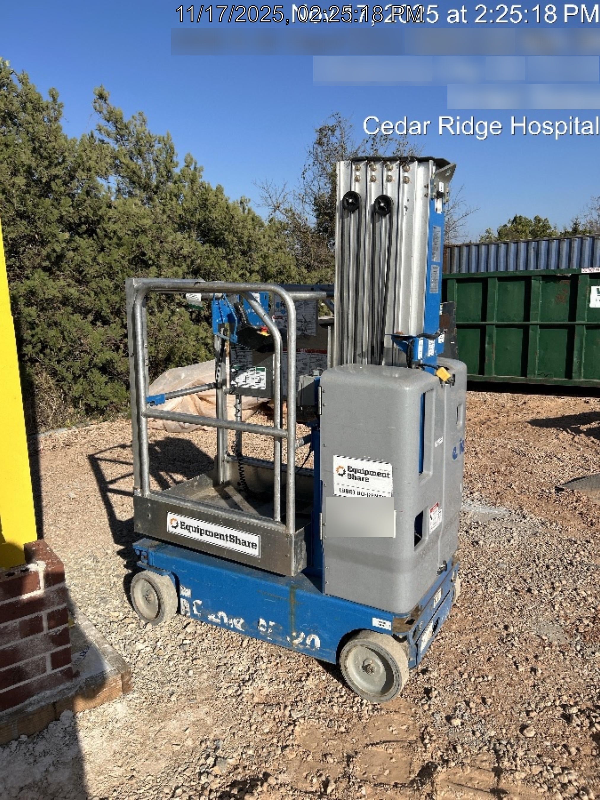 2019 GENIE GR-20