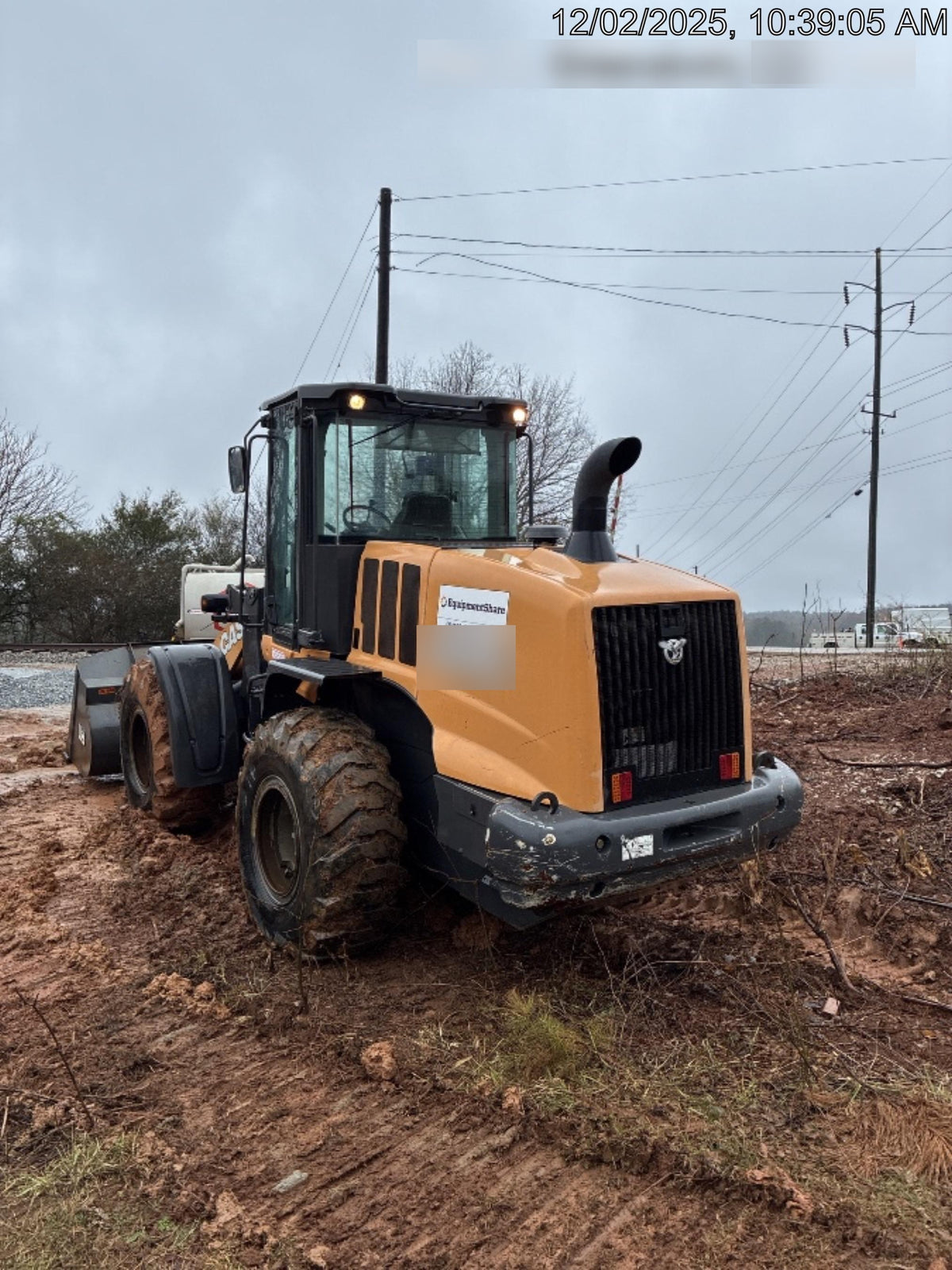 2018 Case 621G CLOSED CAB, 1 FUNCTION, JRB 416 STYLE HYD COUPLER
