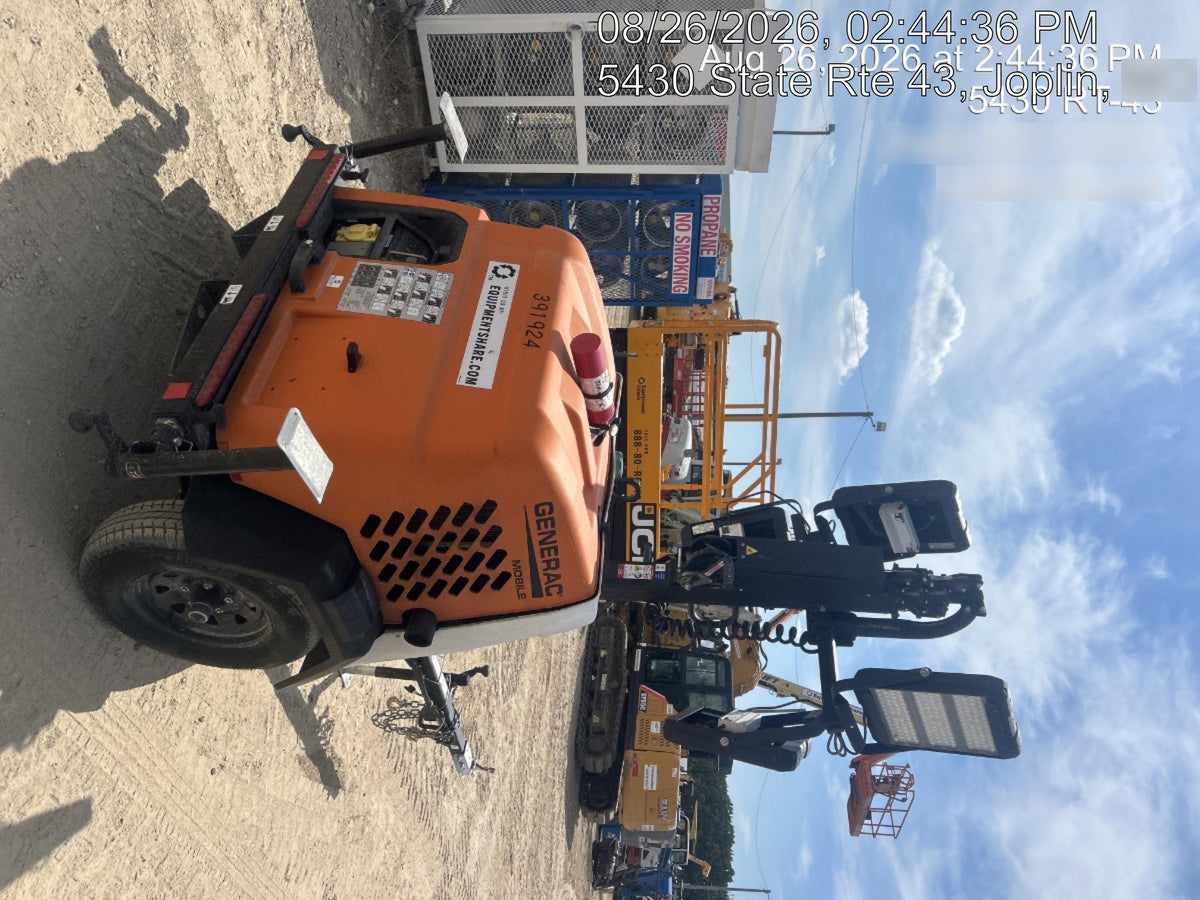 2024 Generac MLT2 Diesel, Flex Switch 120V Input, Powerzone Controller, 
(4) 320W LED Lights, 4kW Generator, 39.9 Gal Fuel Tank, 2" Ball, T3