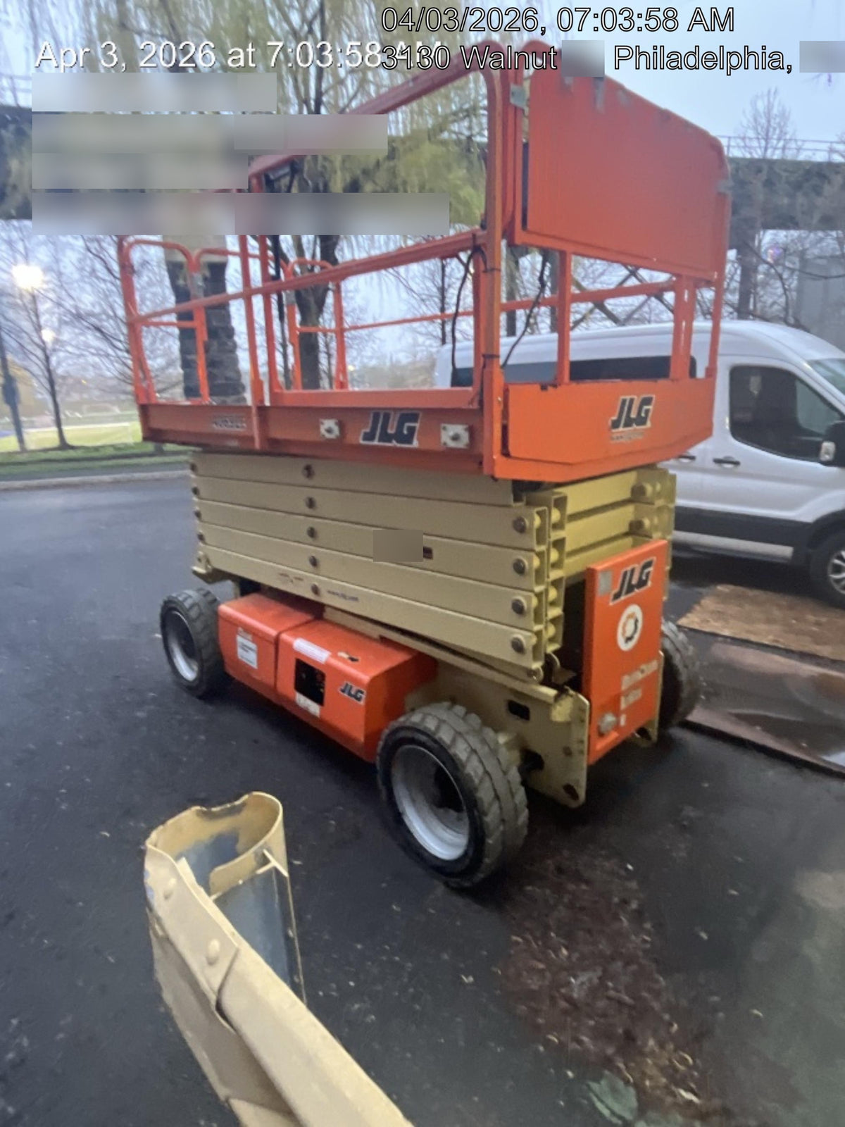 2019 JLG 4069LE Solid Non Marking Tires, Rotating Beacon