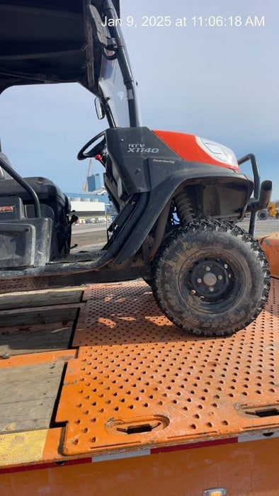 2021 Kubota RTV-X1140W-H Plastic Canopy, Windshield Acrylic Clear, LED Strobe Light, Wire Harness Kit, Back up Alarm