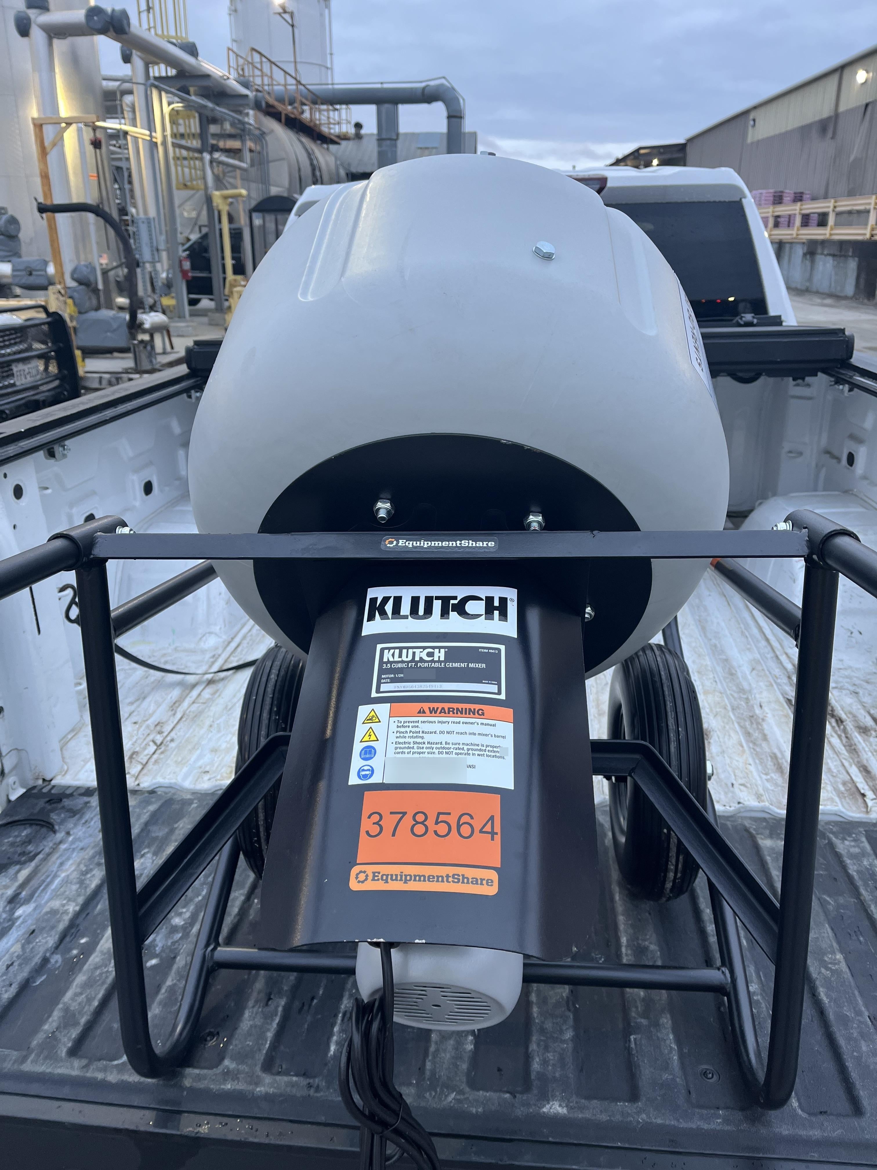 2023 KLUTCH Concrete Mixer 3.5