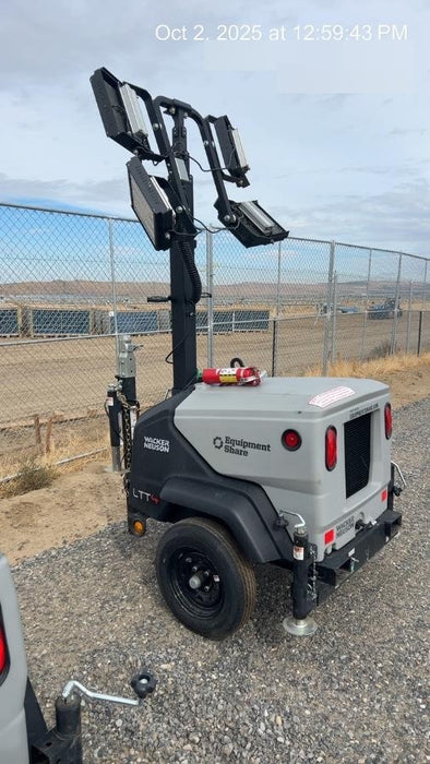 2024 Wacker Neuson LTT4 Diesel, Kohler KDW702, Deep Sea Controller, Auto Start, LED 320W, Bypass Outlet, T3