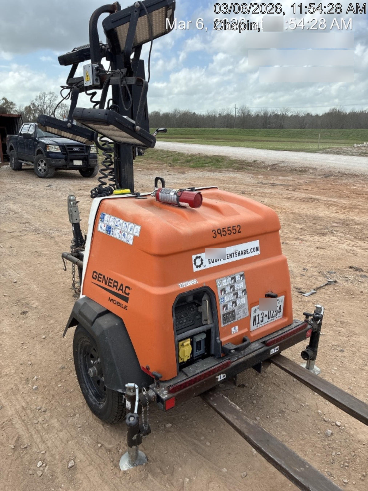 2024 Generac MLT2 Diesel, Flex Switch 120V Input, Powerzone Controller, 
(4) 320W LED Lights, 4kW Generator, 39.9 Gal Fuel Tank, 2" Ball, T3