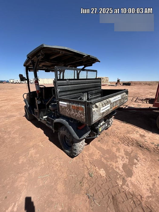 2020 Kubota RTV-X1140 CAMO, CANOPY, STROBE, BACK UP ALARM, WINDSHIELD, FIRE EXT