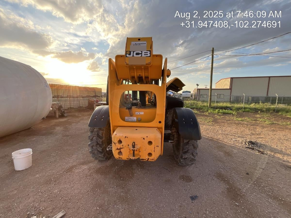 2020 JCB 506-36 Cab/Heat/Air, 74 HP, Solid Tires, STD Worklight, Beacon, Aux Hydraulics, Lifting Eye, Back up Alarm w/48" Carriage/48" Forks