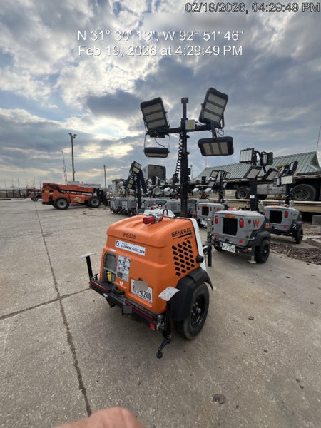 2024 Generac MLT2 Diesel, Flex Switch 120V Input, Powerzone Controller, 
(4) 320W LED Lights, 4kW Generator, 39.9 Gal Fuel Tank, 2" Ball, T3