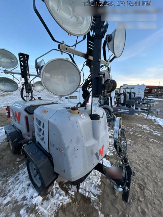 2019 Wacker Neuson LTV6L-MH Mobile Light Tower w/Fuel Level Sensor Installed