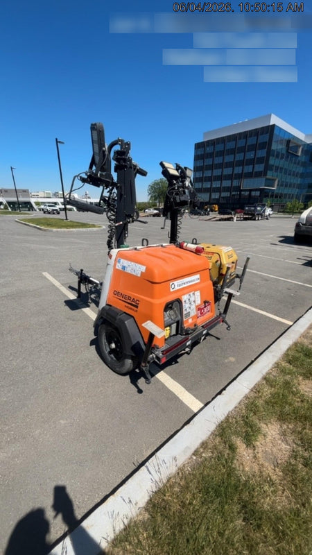 2023 Generac MLT2 Diesel, Flex Switch 120V Input, Powerzone Controller, 
(4) 320W LED Lights, 4kW Generator, 39.9 Gal Fuel Tank, 2" Ball, T3