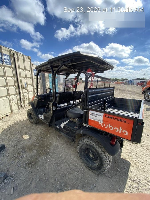 2022 Kubota RTV-X1140W-H Plastic Canopy, Windshield Acrylic Clear, LED Strobe Light, Wire Harness Kit, Back up Alarm