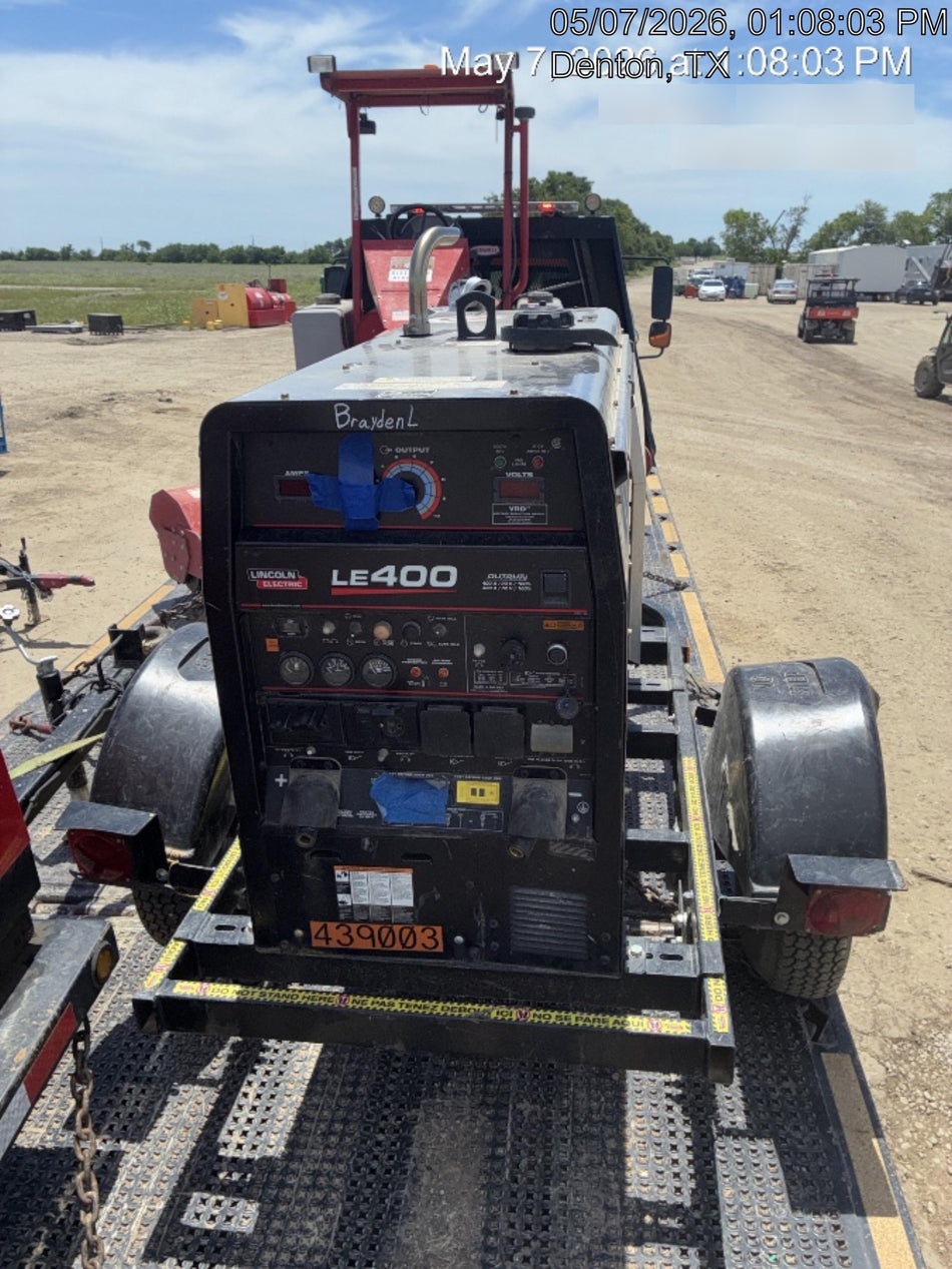 2024 Lincoln Electric LE400 Kubota V1505, Trlr, Cable Rack, Light Kit, ES Decals, T3