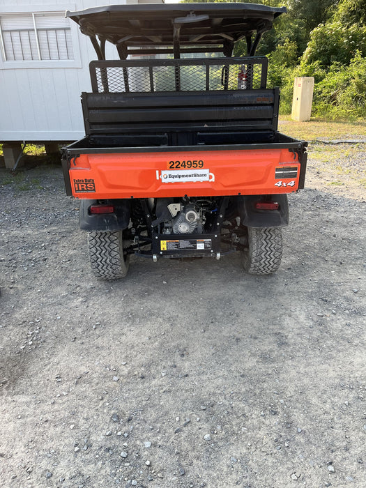 2022 Kubota RTV-X1140W-H Plastic Canopy, Windshield Acrylic Clear, LED Strobe Light, Wire Harness Kit, Back up Alarm