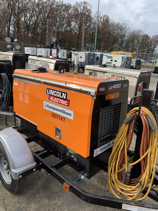 2022 Lincoln Electric LE400 Kubota V1505, Trlr, Cable Rack, Light Kit, ES Decals, T3