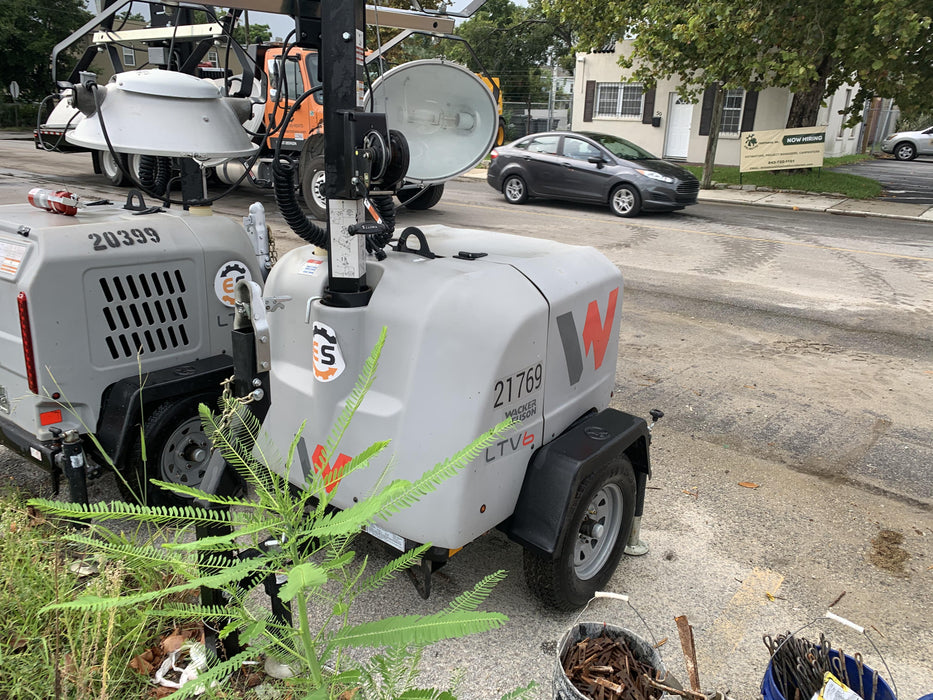 2018 Wacker Neuson LTV6L-MH LTV6L Mobile Light Tower w/Fuel Level Sensor Installed