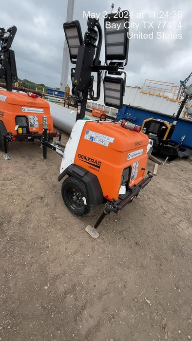 2024 Generac MLT2 Diesel, Flex Switch 120V Input, Powerzone Controller, 
(4) 320W LED Lights, 4kW Generator, 39.9 Gal Fuel Tank, 2" Ball, T3