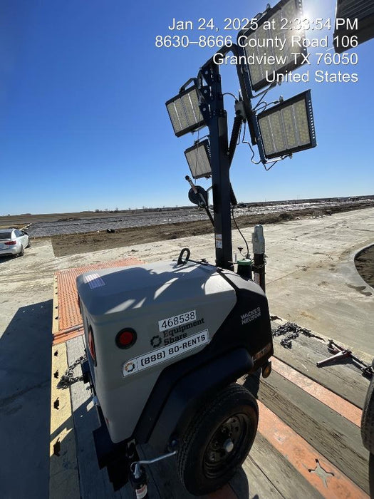 2024 Wacker Neuson LTT4 Diesel, Kohler KDW702, Deep Sea Controller, Auto Start, LED 320W, Bypass Outlet, T3