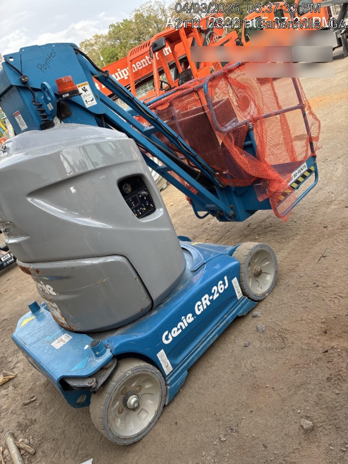 2020 GENIE GR-26J