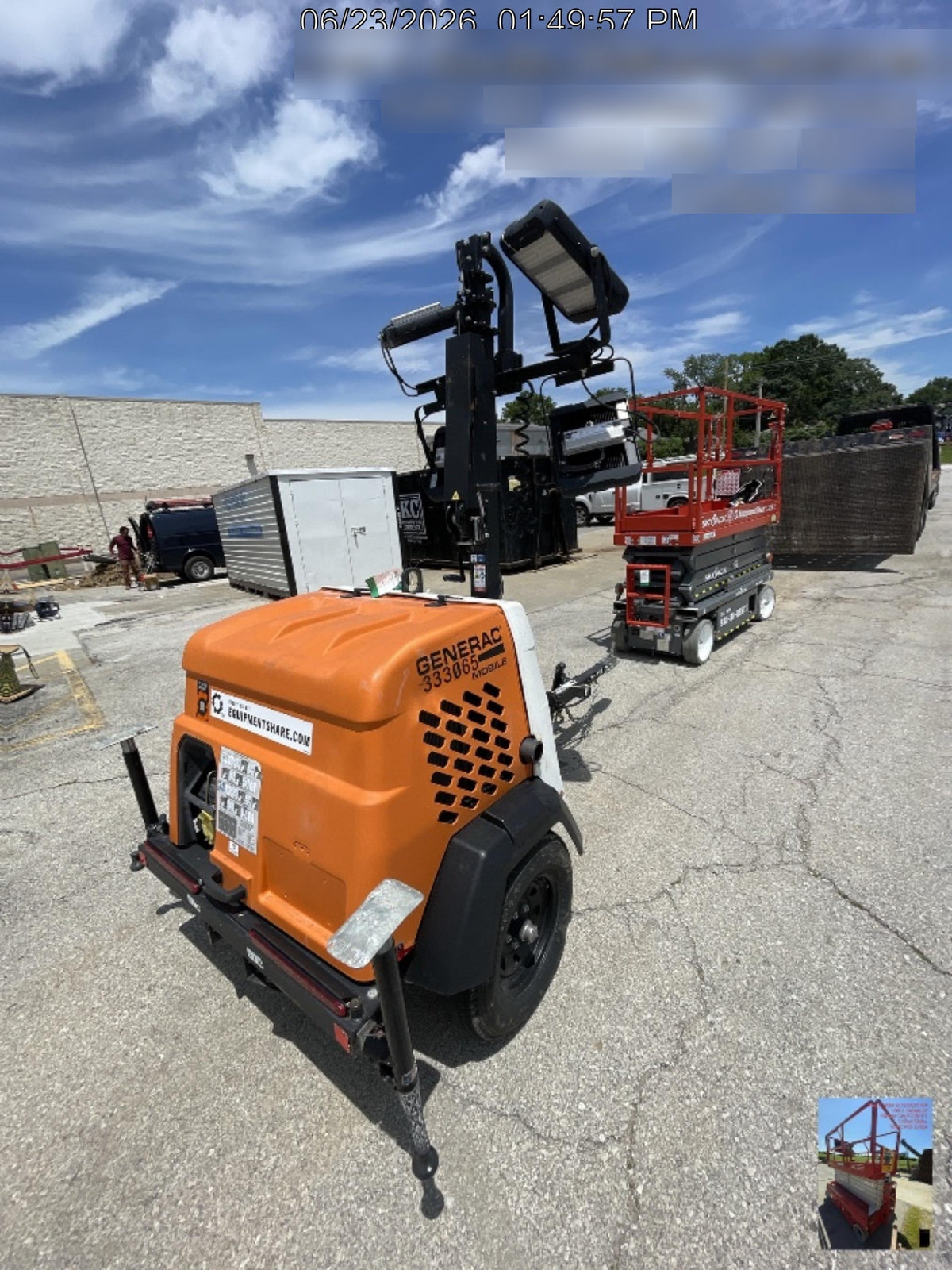 2023 Generac MLT2 Diesel, Flex Switch 120V Input, Powerzone Controller, (4) 320W LED Lights, 4kW Generator, 39.9 Gal Fuel Tank, 2" Ball, T3