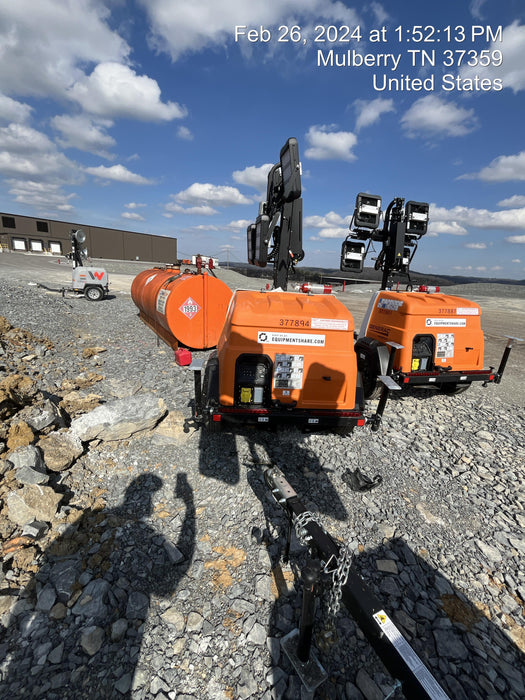 2023 Generac MLT2 Diesel, Flex Switch 120V Input, Powerzone Controller, 
(4) 320W LED Lights, 4kW Generator, 39.9 Gal Fuel Tank, 2" Ball, T3