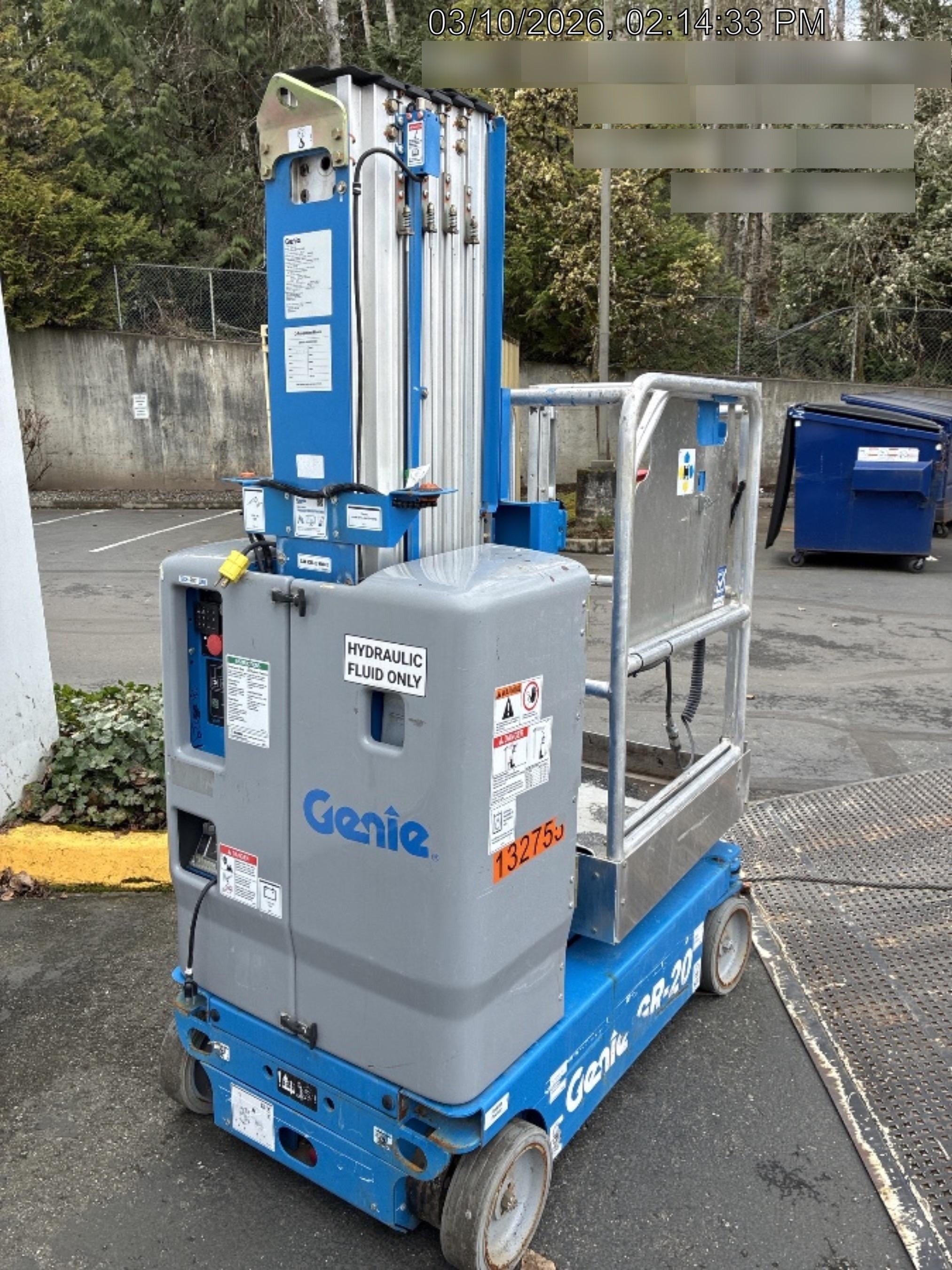 2021 GENIE GR-20