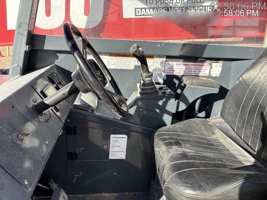 2018 Manitou MTA10055 Manitou MTA10055 - Canopy, Worklights, Beacon, 66" Carriage, 60" Forks, Solid Tires, Aux Hydraulics