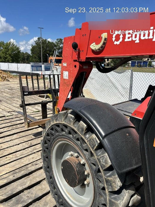 2020 Manitou MTA8044 74hp T4F, Cab/Heat/Air, Cab and Boom LED work lights, Auxiliary Hydraulics, Solid Tires, Amber strobe, Lift Hook w/66" Carriage, 60" Forks