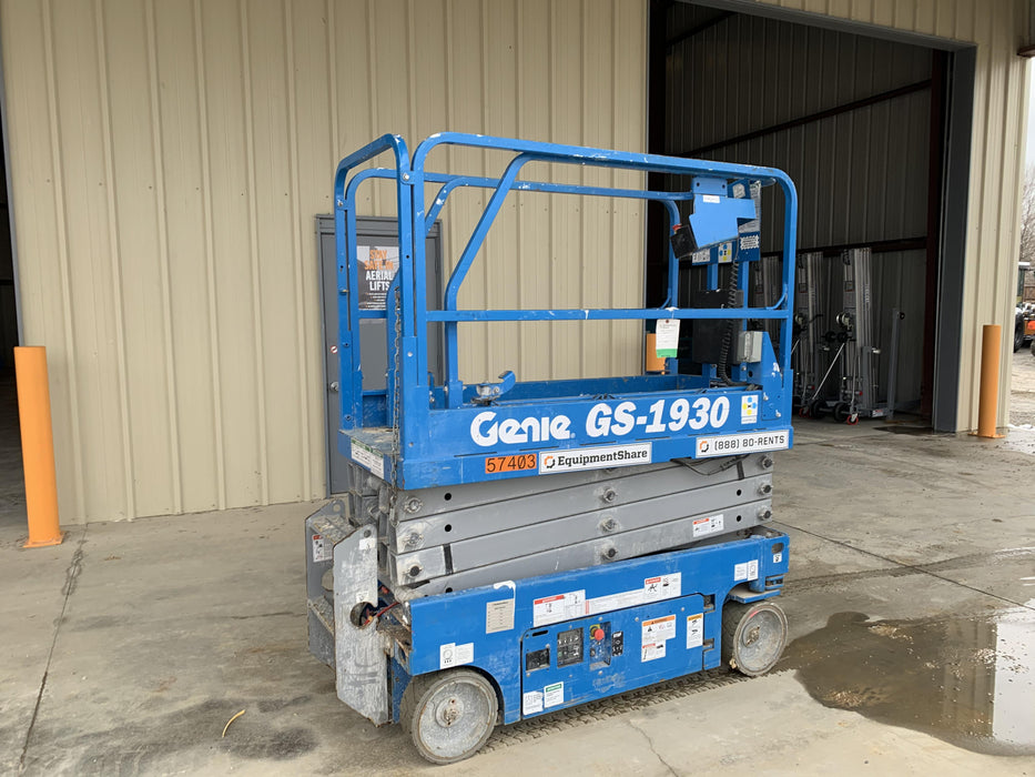2016 Genie GS-1930 Standard Rental Specs