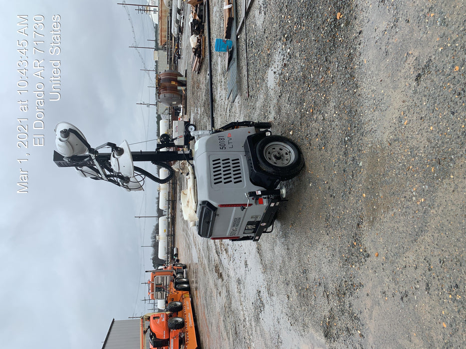 2019 Wacker Neuson LTV6L-MH Mobile Light Tower w/Fuel Level Sensor Installed