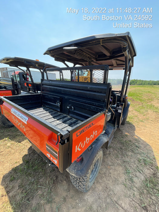 2021 Kubota RTV-X1140W-H Plastic Canopy, Windshield Acrylic Clear, LED Strobe Light, Wire Harness Kit, Back up Alarm