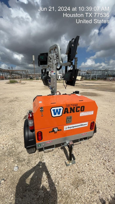 2024 Wanco WLTT-4MM4K Diesel, Deep Sea Controller, Shore Power Plug, Auto Start, (4) 350W LED Floodlights, 4kW Generator, 60 Gal Fuel Tank, 2" Ball, T3