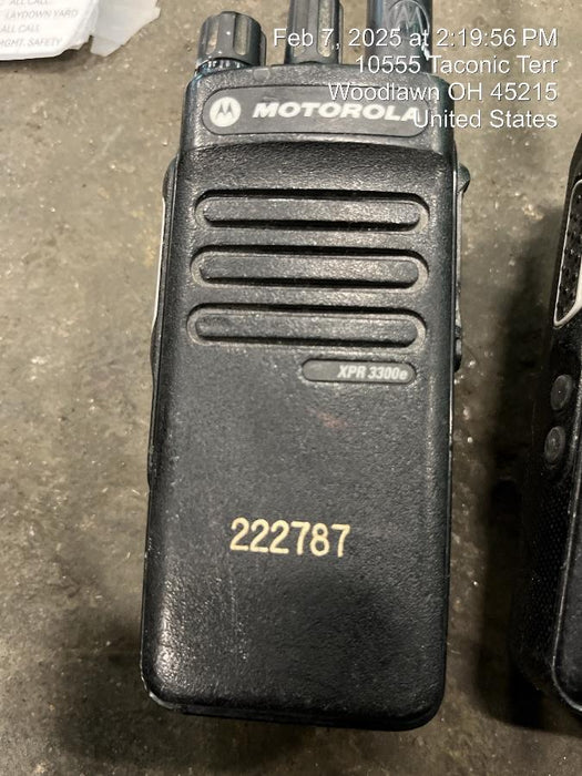2021 MOTOROLA XPR3300E