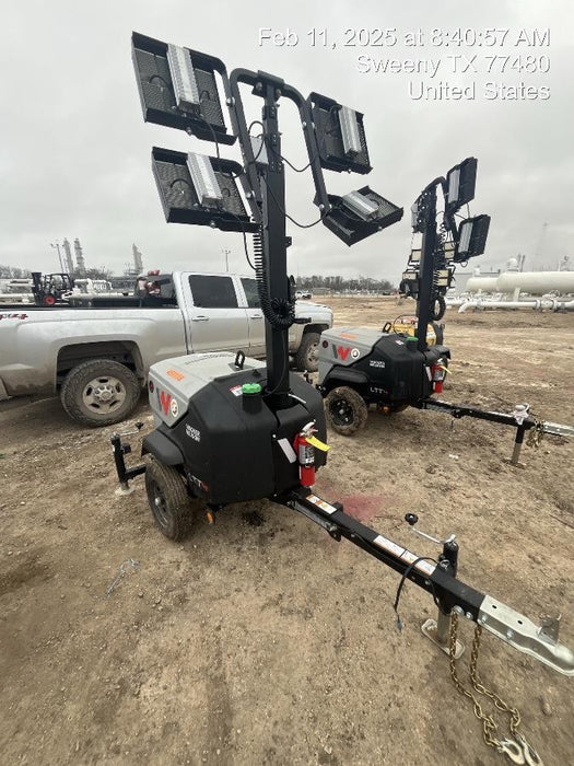 2024 Wacker Neuson LTT4 Diesel, Kohler KDW702, Deep Sea Controller, Auto Start, LED 320W, Bypass Outlet, T3