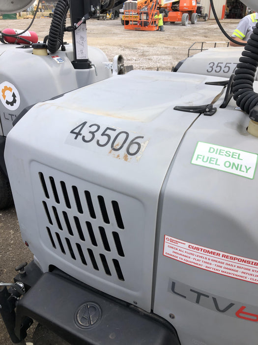2019 Wacker Neuson LTV6L-MH Wacker Neuson LTV6L Mobile Light Tower w/Fuel Level Sensor Installed