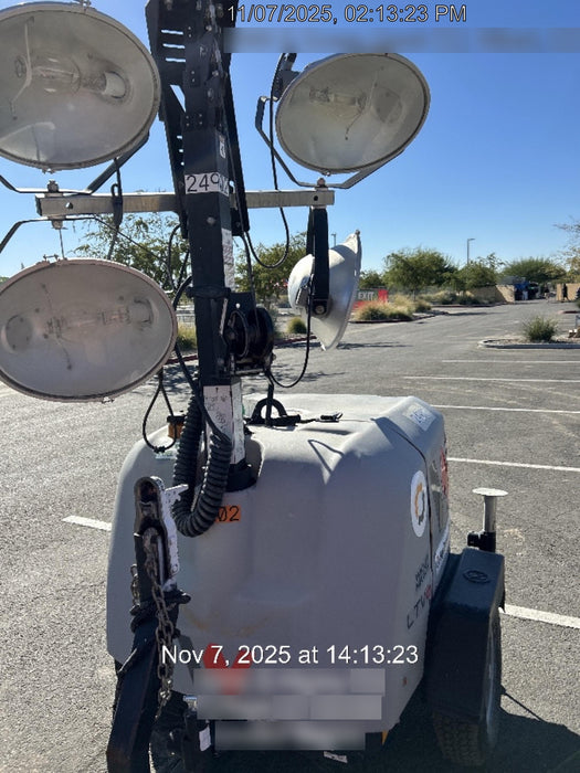 2019 Wacker Neuson LTV6L-MH Wacker Neuson LTV6L Mobile Light Tower w/Fuel Level Sensor Installed