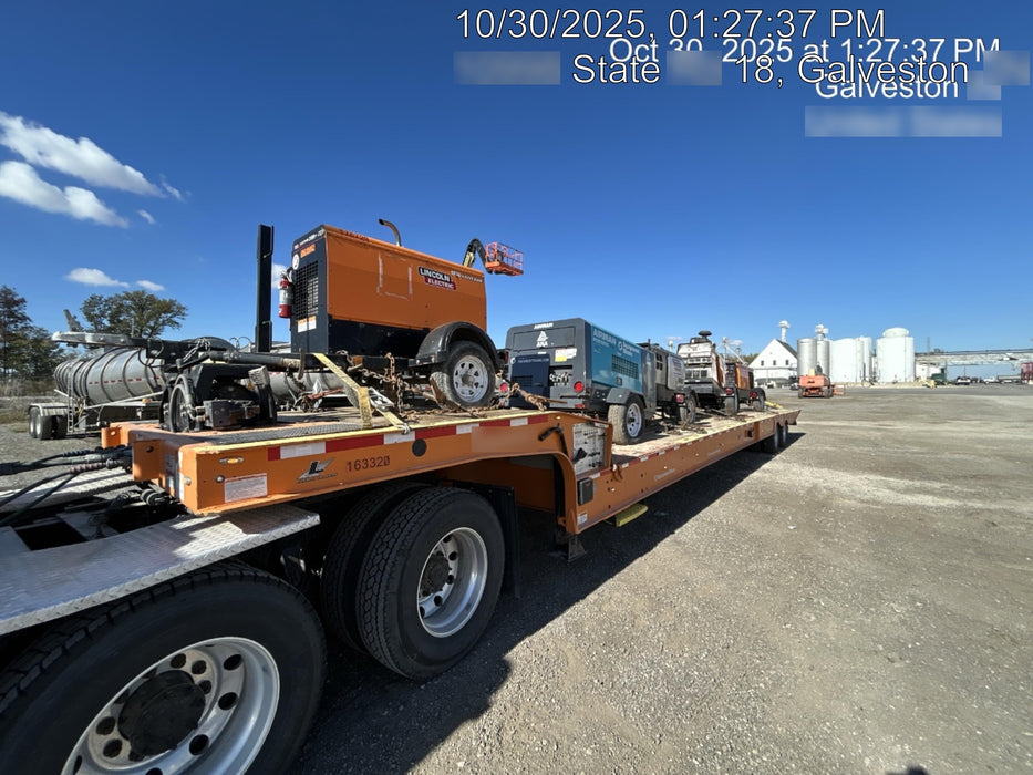 2019 Lincoln Electric Vantage 322 Welder Ready-Pak 3, Two wheel trailer, Fender and Light kit, Cable Rack