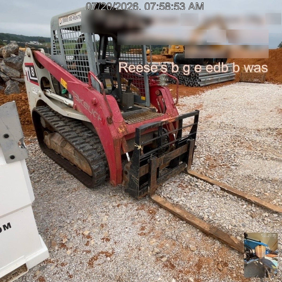 2019 TAKEUCHI TL8W