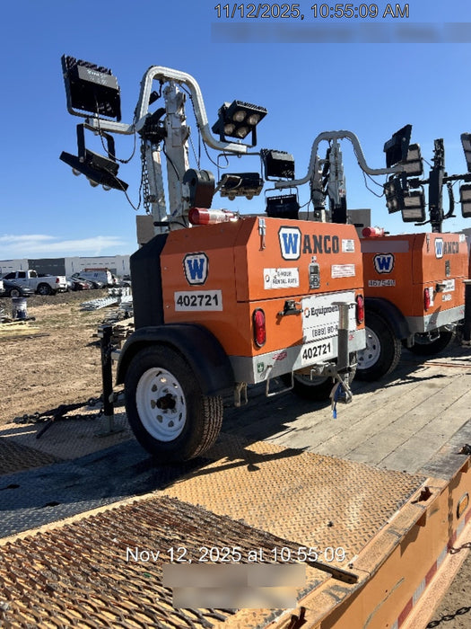 2024 Wanco WLTT-4MM4K Diesel, Deep Sea Controller, Shore Power Plug, Auto Start, (4) 350W LED Floodlights, 4kW Generator, 60 Gal Fuel Tank, 2" Ball, T3