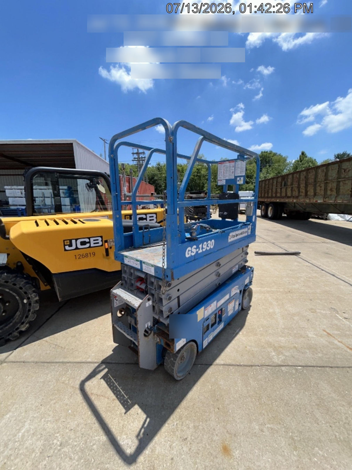 2019 Genie GS-1930 Fixed rails with chain Entry