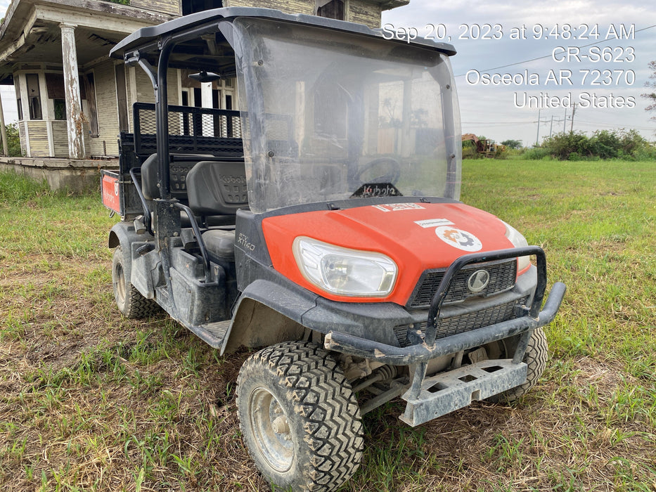 2021 Kubota RTV-X1140W-H Plastic Canopy, Windshield Acrylic Clear, LED Strobe Light, Wire Harness Kit, Back up Alarm