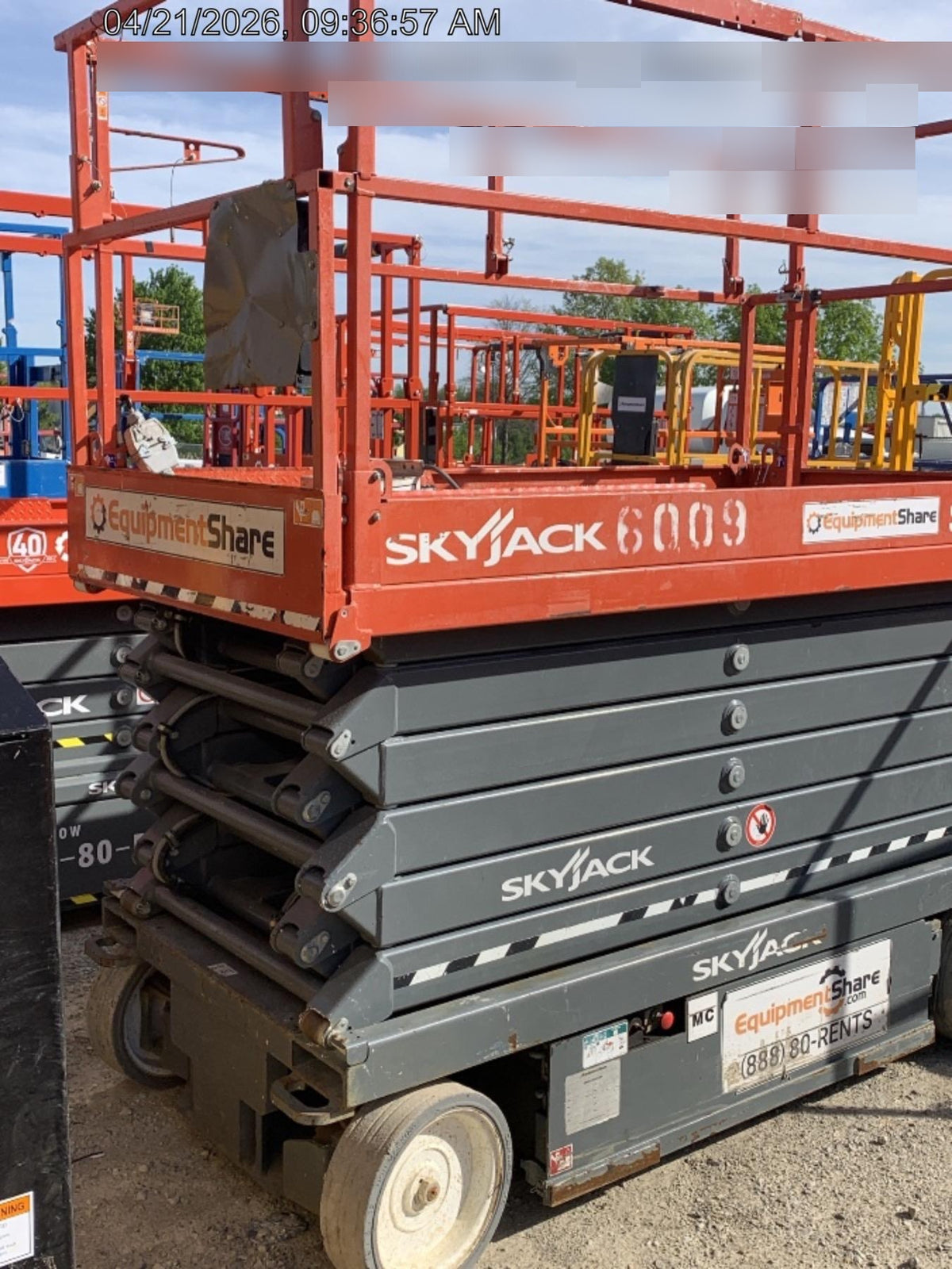 2017 Skyjack SJIII-4740 Skyjack SJ4740, Extended Warranty 5yr/5k hr
