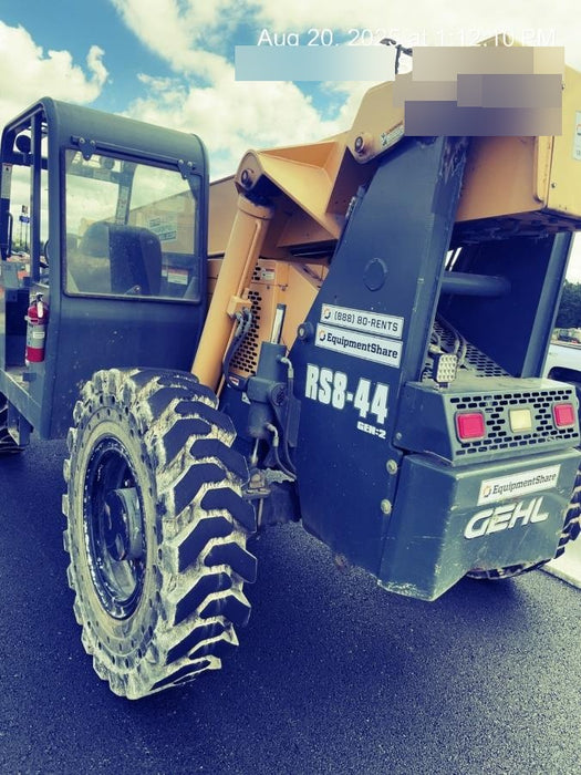 2016 Gehl RS8-44 Standard Rental Specs