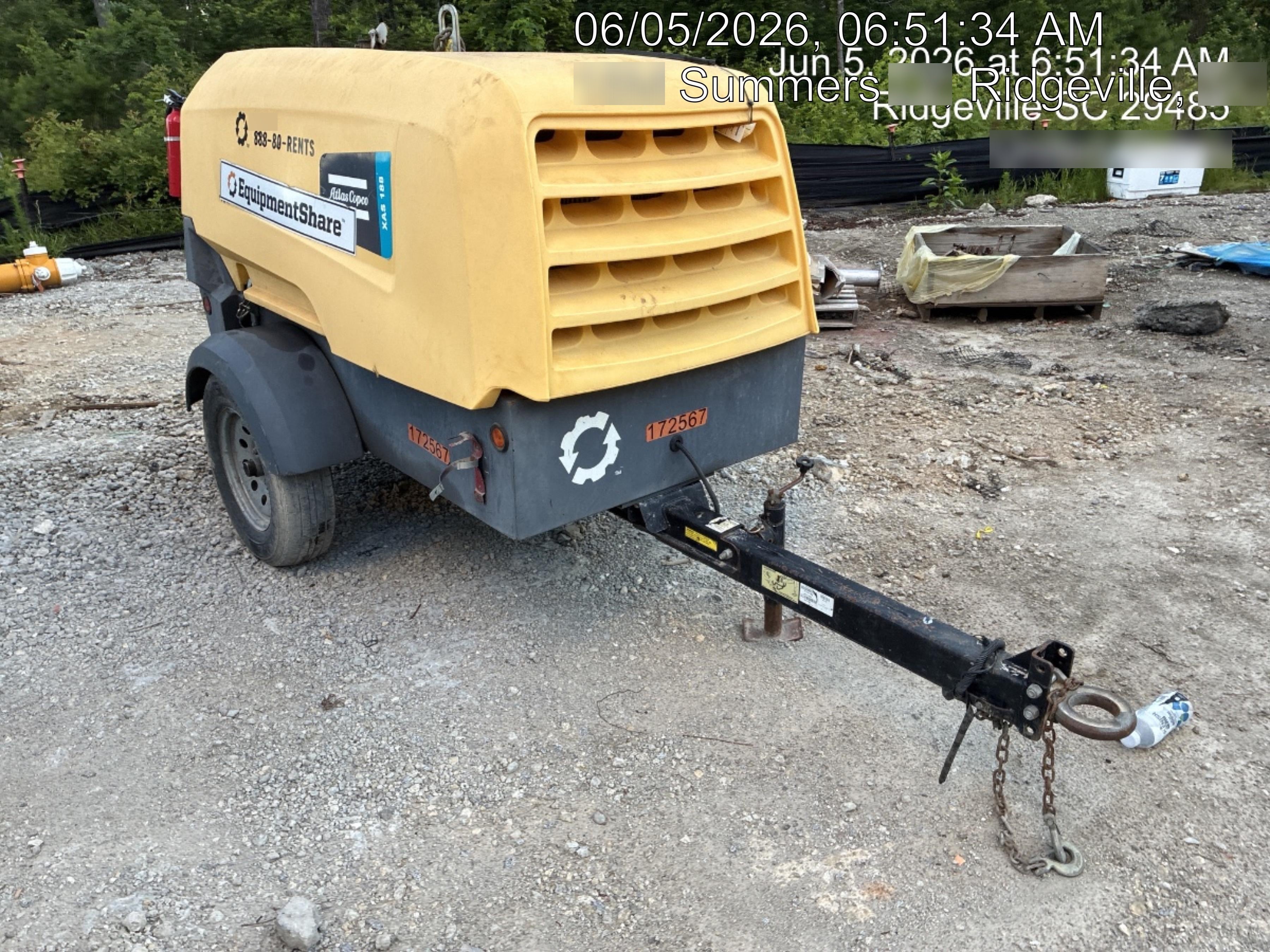 2021 ATLAS COPCO XAS188 CWK