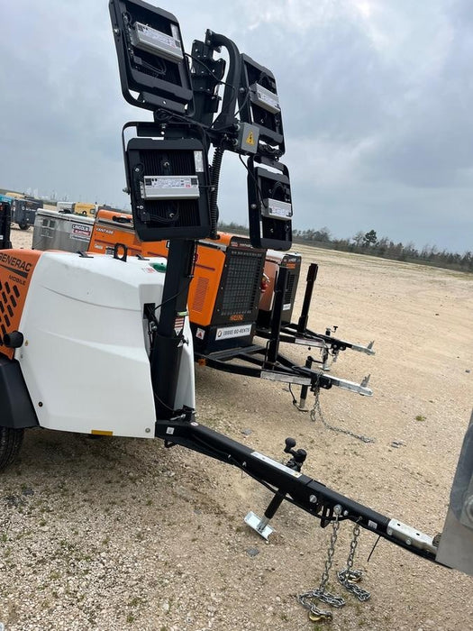 2025 Generac MLT6SMDS Diesel, Mitsubishi / Final Tier 4 Engine, 10.5 HP @ 1800 RPM, (4) 320W G4 LED's, Brushless Excitation, Capacitor Regulated, Vertical Mast, Manual Winch, 5kW Export Power, Power Zone Auto Light Controller
