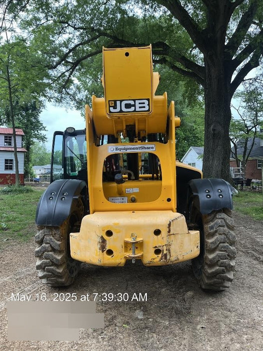 2020 JCB 510-56 Cab/Heat/Air, 74 HP, Solid Tires, STD Worklight, Beacon, Aux Hydraulics, Lifting Eye, Back up Alarm w/66" Carriage/60" Forks